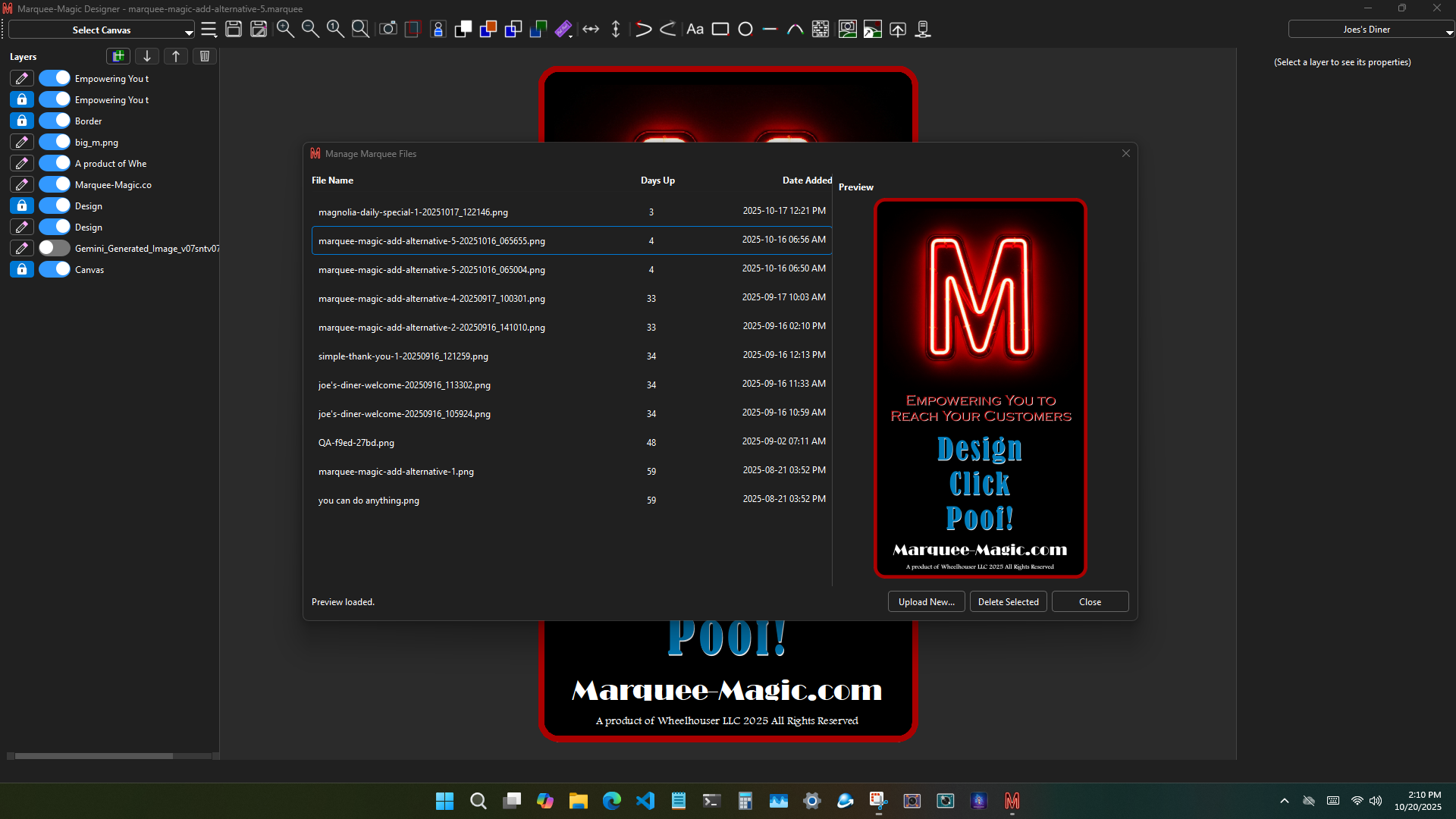Marquee-Magic Content Manager & Playlist Scheduler